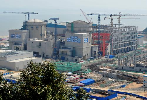 宁德核电站位于宁德市辖福鼎市秦屿镇的备湾村,采用cpr1000压水堆