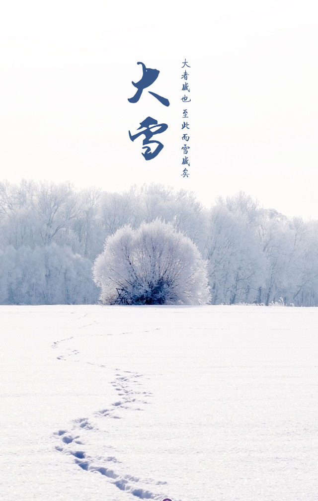 大雪祝福送给你!