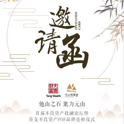 大唐財富首屆不良資產(chǎn)投融資論壇