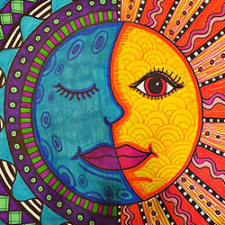 圣玄原创：千江映月 · 虚实之间—中秋祝福