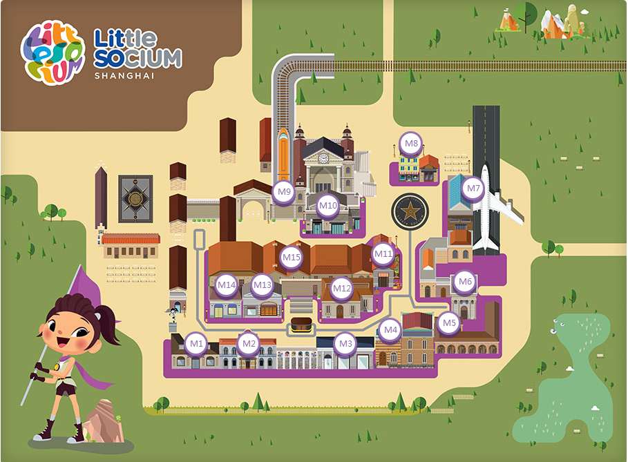 一层地图 二层地图 米教宝贝带你体验 未来