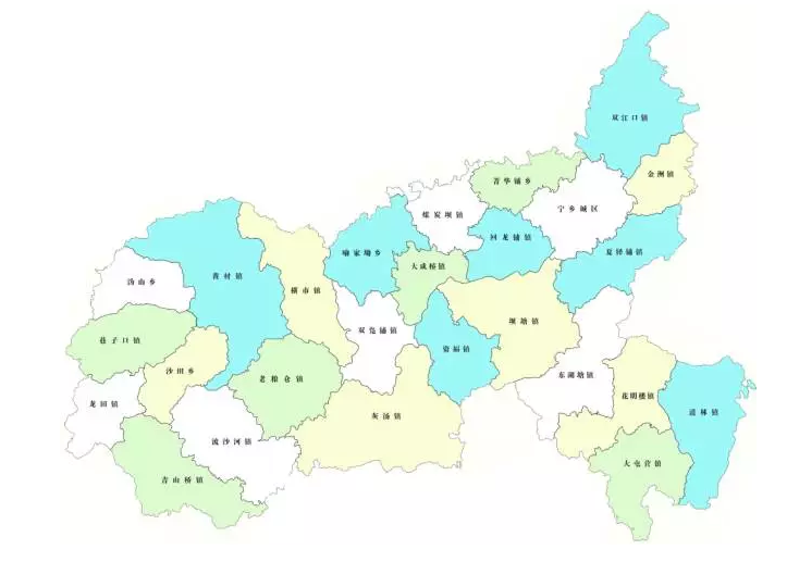 宁乡市区地图高清版图片