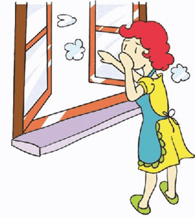 打开门窗通风 让天然气散发到室外